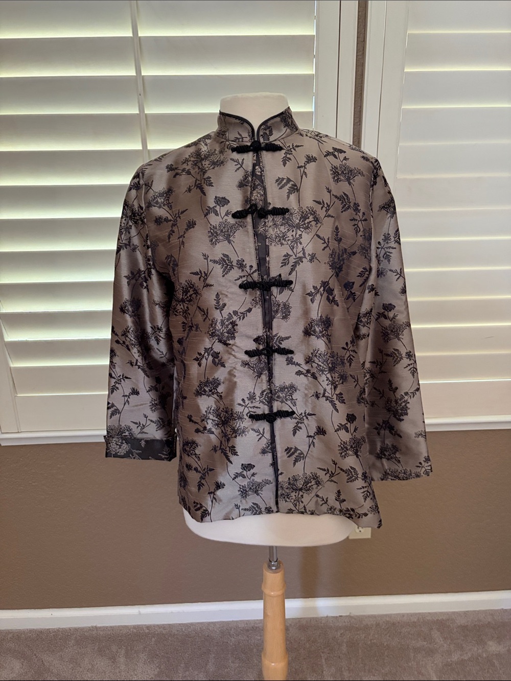 Draper’s & Damon’s Traditional Mandarin-Style women’s Jacket like new Size S